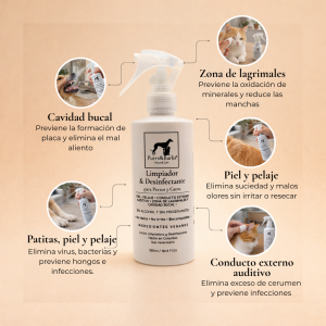 Limpiador & Desinfectante para Perros y Gatos