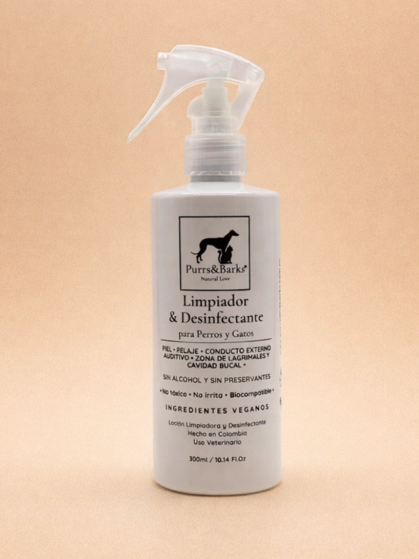 Limpiador & Desinfectante para Perros y Gatos