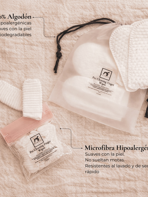 Pet Cleaning Finger Wipes