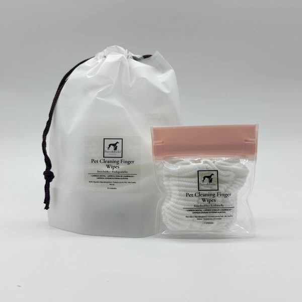 Pet Cleaning Finger Wipes