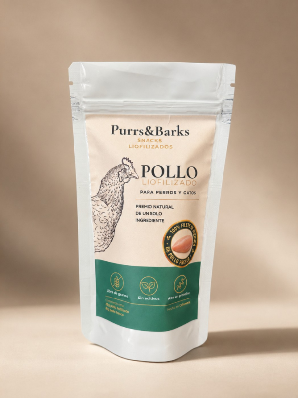 Snacks de Pechuga de Pollo Liofilizada 22g