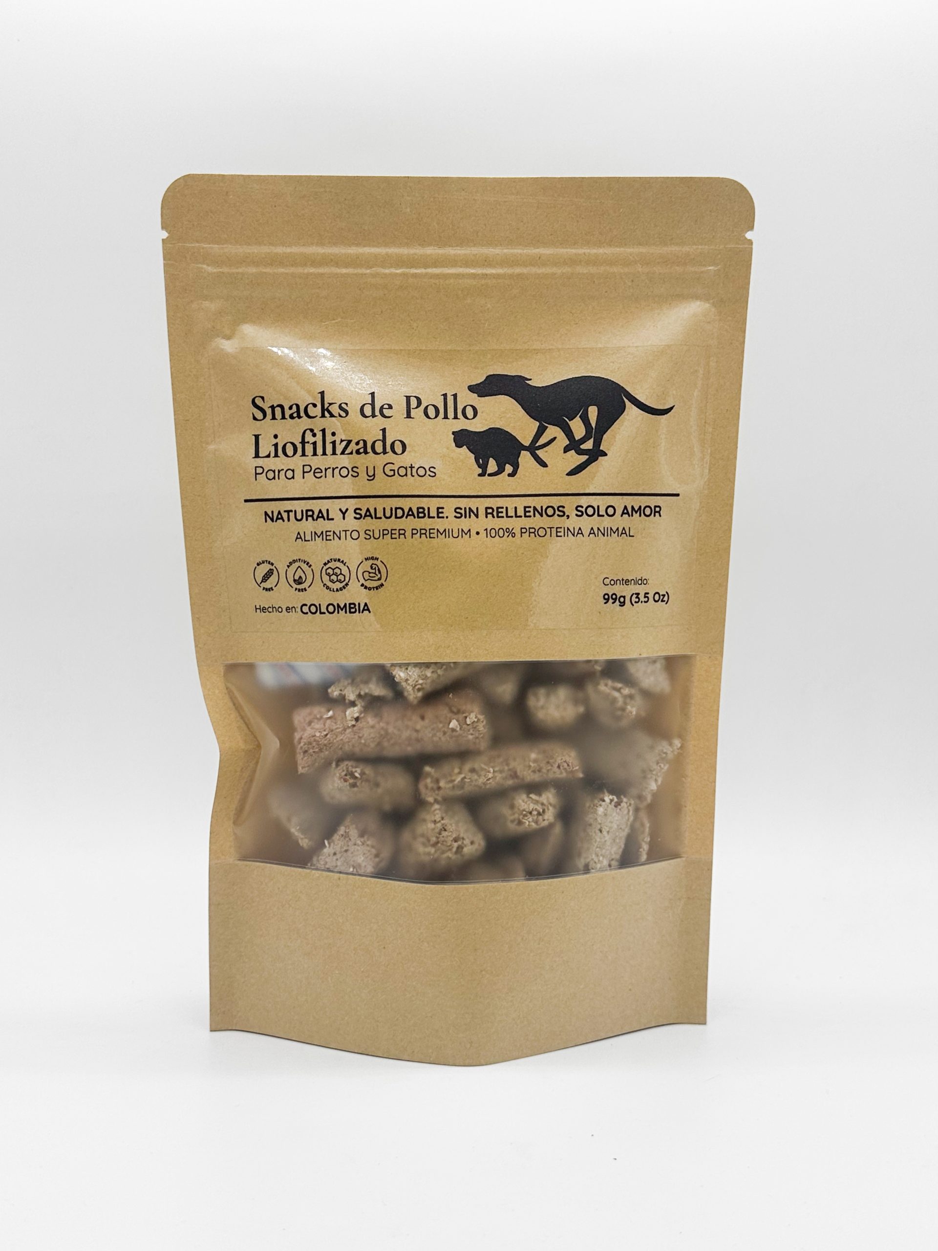 Snacks de Pollo Liofilizado 99g