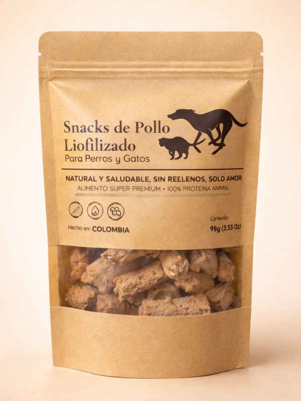 Snacks de Pollo Liofilizado 99g