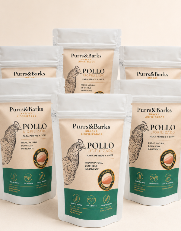 Lunch Pack x6 Snacks de Pechuga Liofilizada de Pollo 22g